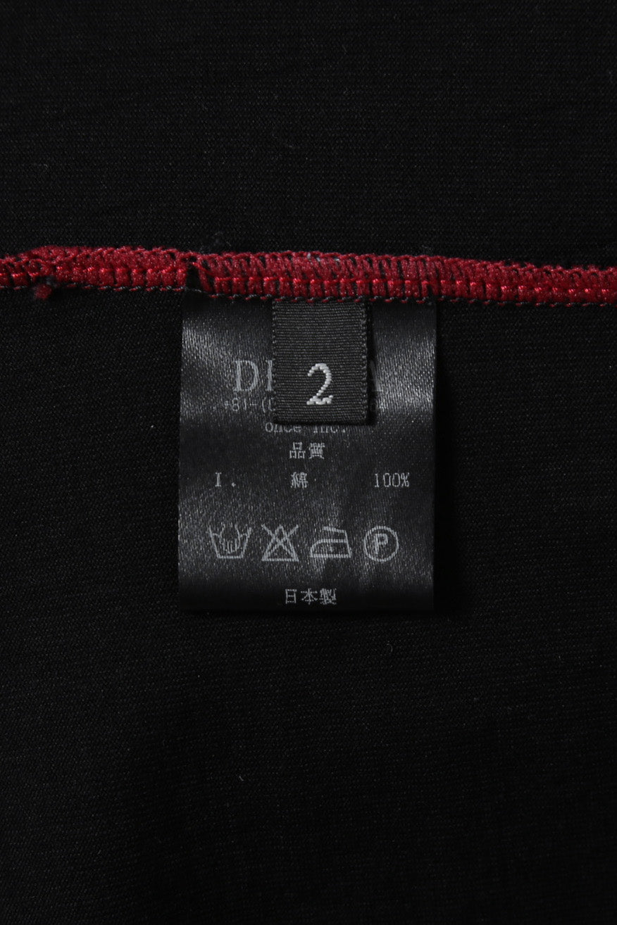美品 DEVOA デヴォア / 24SS Long sleeve hybrid yarn jersey / 長袖Tシャツ / size 2 (BLACK)