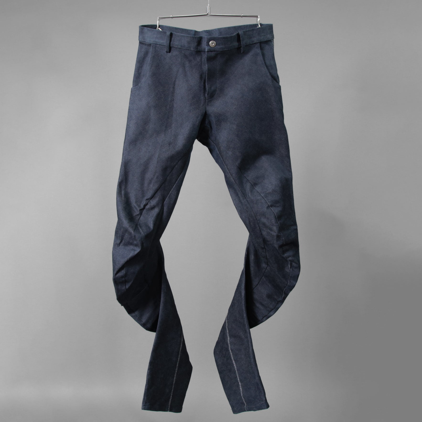 N/07 エヌゼロナナ / SPYRALPANT SLIM 13oz / SPANDEX-DENIM OVERLOCKED / スパイラルデニム / size 46 (INDIGO)