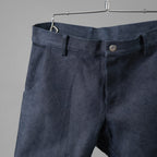 N/07 エヌゼロナナ / SPYRALPANT SLIM 13oz / SPANDEX-DENIM OVERLOCKED / スパイラルデニム / size 46 (INDIGO)