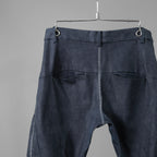 N/07 エヌゼロナナ / SPYRALPANT SLIM 13oz / SPANDEX-DENIM OVERLOCKED / スパイラルデニム / size 46 (INDIGO)