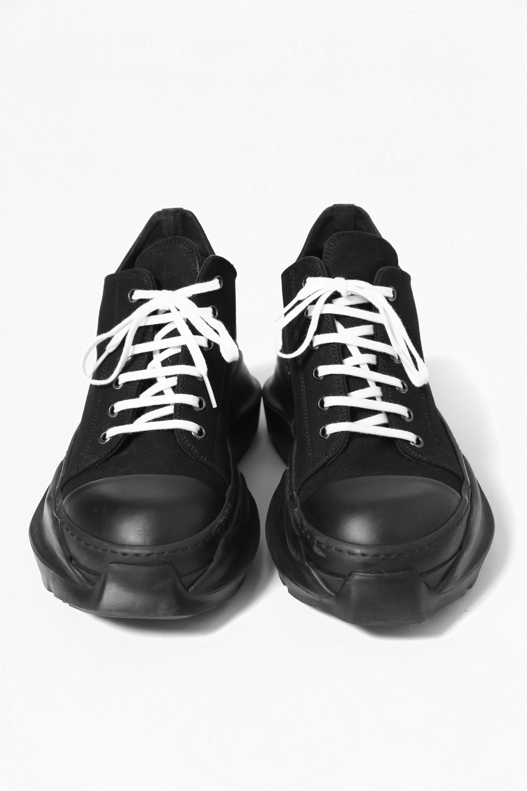 確実正規 Rick Owens DRKSHDW / 22SS アブストラクト ローカット スニーカー / ABSTRACT LOW SNEAKER / size 40 (25cm) ブラック×ホワイト