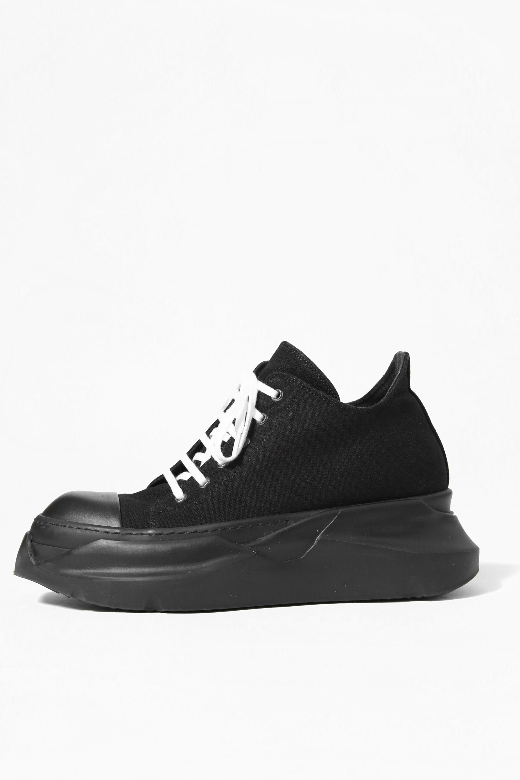 確実正規 Rick Owens DRKSHDW / 22SS アブストラクト ローカット スニーカー / ABSTRACT LOW SNEAKER / size 40 (25cm) ブラック×ホワイト