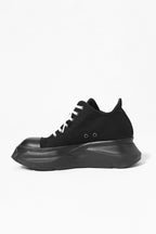 確実正規 Rick Owens DRKSHDW / 22SS アブストラクト ローカット スニーカー / ABSTRACT LOW SNEAKER / size 40 (25cm) ブラック×ホワイト