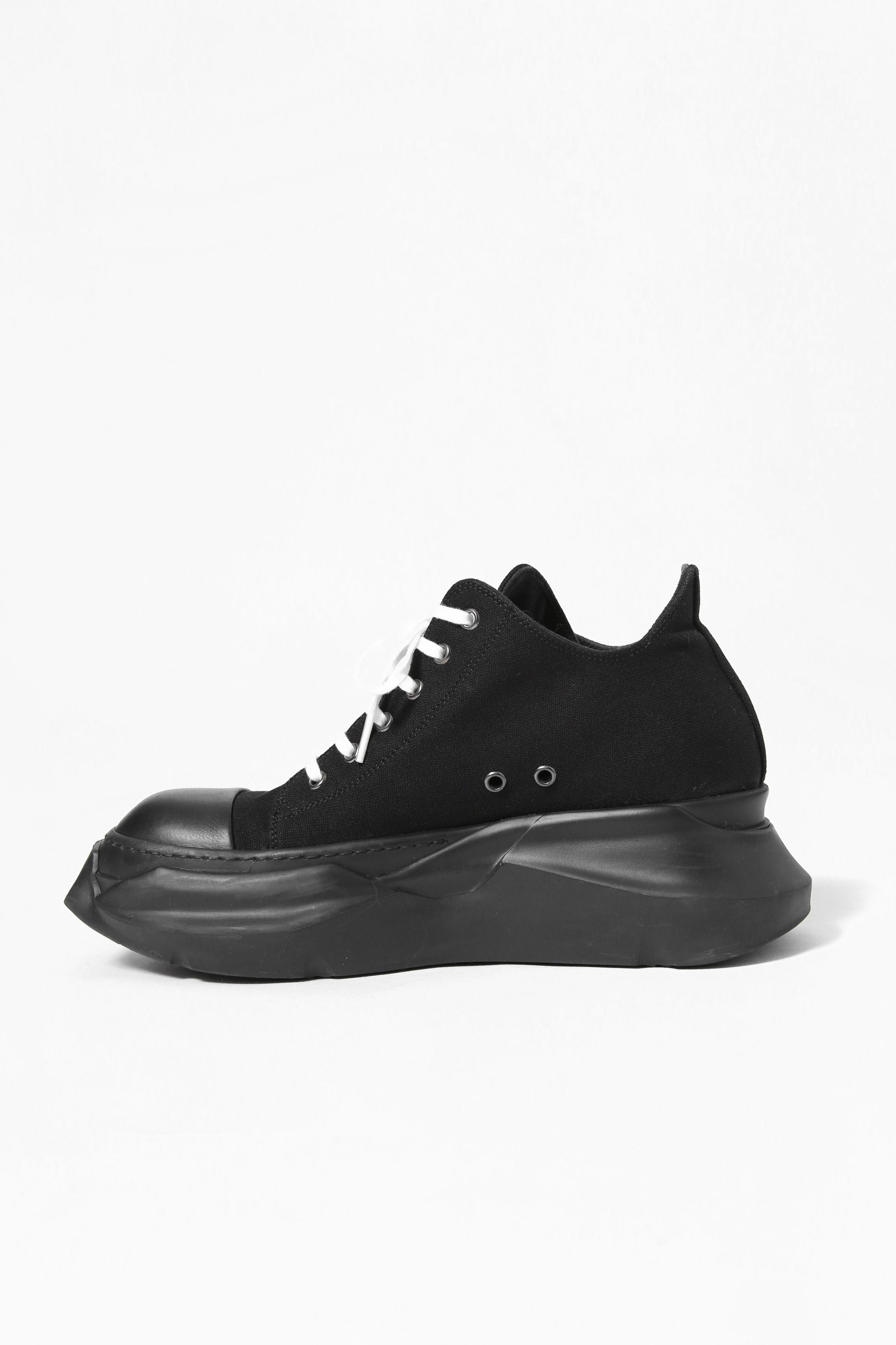 確実正規 Rick Owens DRKSHDW / 22SS アブストラクト ローカット スニーカー / ABSTRACT LOW SNEAKER / size 40 (25cm) ブラック×ホワイト