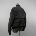 未使用 DIESEL ディーゼル / 23AW J-Stain-Short Jacket / マルチポケット ボンバー ジャケット / size 46 (BLACK)