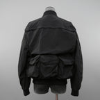 未使用 DIESEL ディーゼル / 23AW J-Stain-Short Jacket / マルチポケット ボンバー ジャケット / size 46 (BLACK)