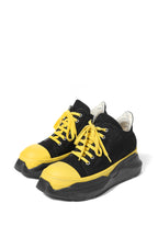 確実正規 Rick Owens DRKSHDW / 22SS アブストラクト ローカット スニーカー / ABSTRACT LOW SNEAKER / size 40 (25cm) ブラック×イエロー