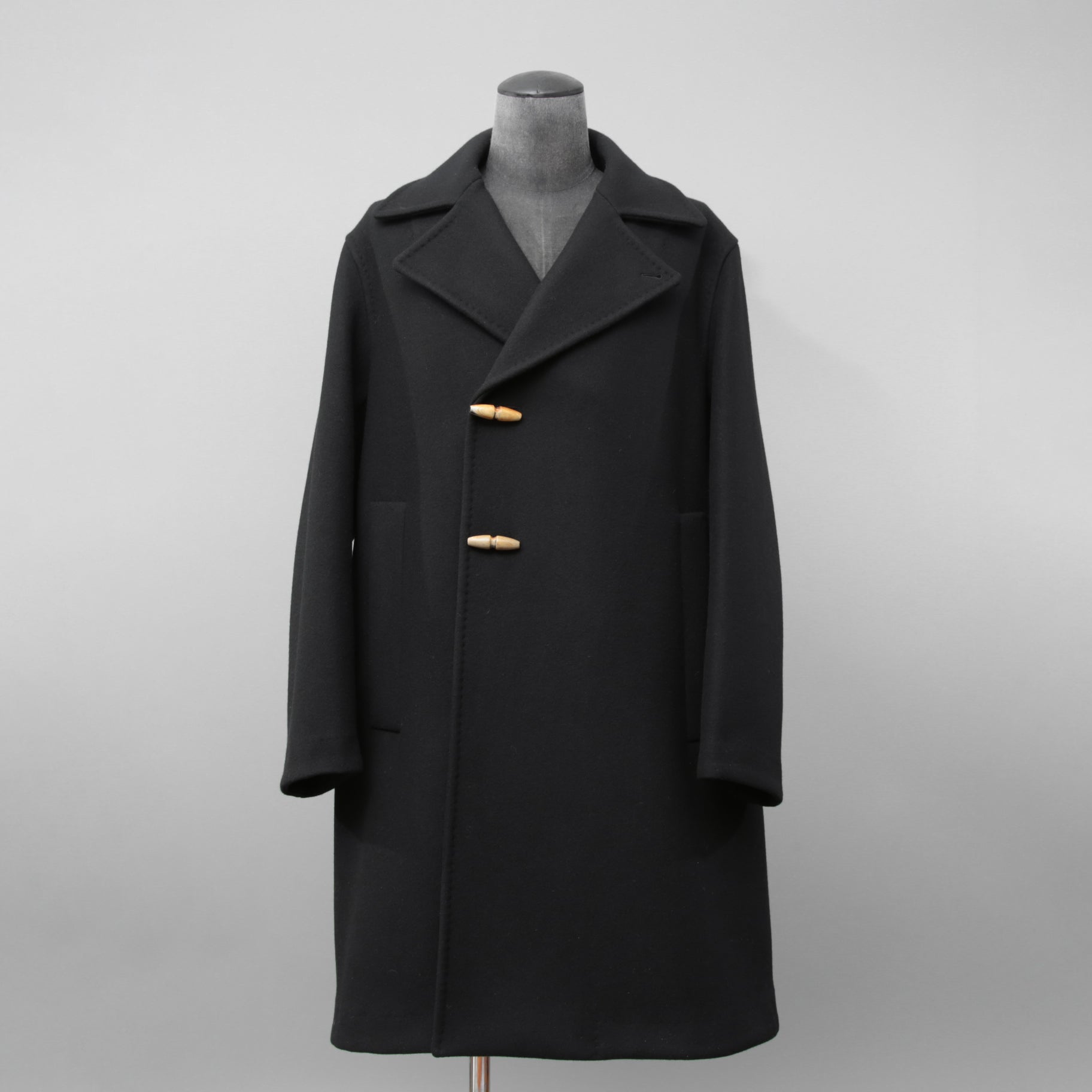 IRENISA イレニサ / 22AW トグル コート / ウール メルトン / size 2 (BLACK)