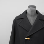 IRENISA イレニサ / 22AW トグル コート / ウール メルトン / size 2 (BLACK)