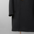 IRENISA イレニサ / 22AW トグル コート / ウール メルトン / size 2 (BLACK)