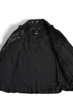 希少 新品 イサムカタヤマ バックラッシュ The LINE / イタリーカーフ 二段染め 襟付きブルゾン T-148 / size M (BLACK)