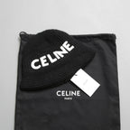 新品 CELINE セリーヌ / シームレス カシミア クロシェハット / バケットハット / 2A47T384D / one size (BLACK)