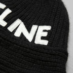 新品 CELINE セリーヌ / シームレス カシミア クロシェハット / バケットハット / 2A47T384D / one size (BLACK)