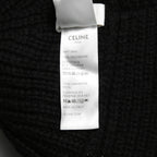 新品 CELINE セリーヌ / シームレス カシミア クロシェハット / バケットハット / 2A47T384D / one size (BLACK)