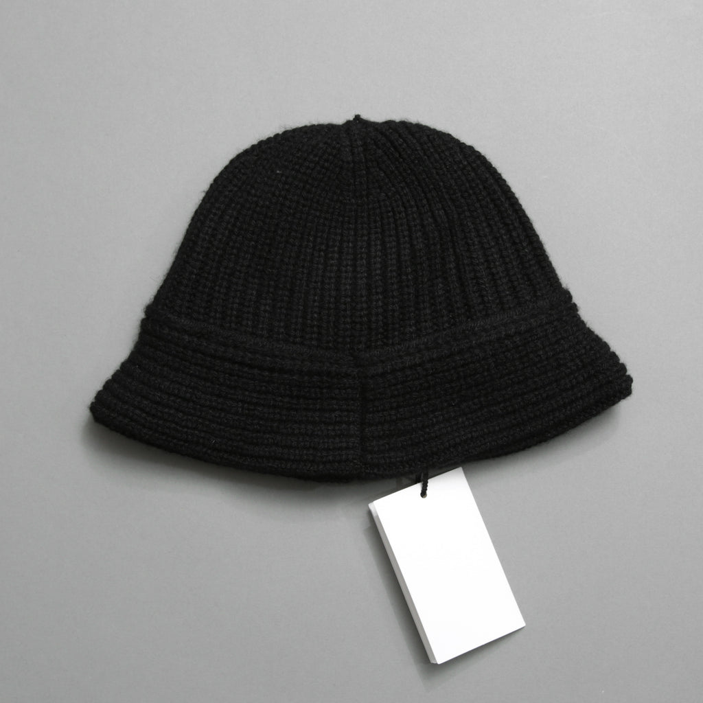 新品 CELINE セリーヌ / シームレス カシミア クロシェハット / バケットハット / 2A47T384D / one size (BLACK)