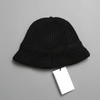 新品 CELINE セリーヌ / シームレス カシミア クロシェハット / バケットハット / 2A47T384D / one size (BLACK)