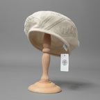 新品 HERMES エルメス / 2023年商品 サントノーレ アン フィネス / ベレー帽 / size 57 (アイボリー)