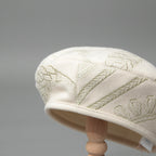 新品 HERMES エルメス / 2023年商品 サントノーレ アン フィネス / ベレー帽 / size 57 (アイボリー)