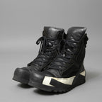 BORIS BIDJAN SABERI ボリス ビジャン サベリ / 16SS BAMBA 4 / HIGH / OBJECT DYED LAMB LEATHER / ラムレザー スニーカー / size 41 (26cm) BLACK