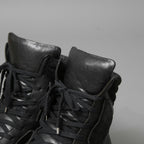 BORIS BIDJAN SABERI ボリス ビジャン サベリ / 16SS BAMBA 4 / HIGH / OBJECT DYED LAMB LEATHER / ラムレザー スニーカー / size 41 (26cm) BLACK