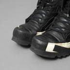 BORIS BIDJAN SABERI ボリス ビジャン サベリ / 16SS BAMBA 4 / HIGH / OBJECT DYED LAMB LEATHER / ラムレザー スニーカー / size 41 (26cm) BLACK