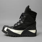 BORIS BIDJAN SABERI ボリス ビジャン サベリ / 16SS BAMBA 4 / HIGH / OBJECT DYED LAMB LEATHER / ラムレザー スニーカー / size 41 (26cm) BLACK