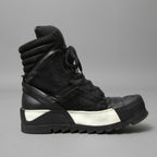 BORIS BIDJAN SABERI ボリス ビジャン サベリ / 16SS BAMBA 4 / HIGH / OBJECT DYED LAMB LEATHER / ラムレザー スニーカー / size 41 (26cm) BLACK