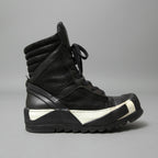 BORIS BIDJAN SABERI ボリス ビジャン サベリ / 16SS BAMBA 4 / HIGH / OBJECT DYED LAMB LEATHER / ラムレザー スニーカー / size 41 (26cm) BLACK