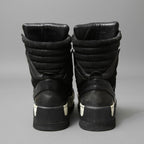 BORIS BIDJAN SABERI ボリス ビジャン サベリ / 16SS BAMBA 4 / HIGH / OBJECT DYED LAMB LEATHER / ラムレザー スニーカー / size 41 (26cm) BLACK