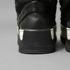 BORIS BIDJAN SABERI ボリス ビジャン サベリ / 16SS BAMBA 4 / HIGH / OBJECT DYED LAMB LEATHER / ラムレザー スニーカー / size 41 (26cm) BLACK