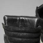 BORIS BIDJAN SABERI ボリス ビジャン サベリ / 16SS BAMBA 4 / HIGH / OBJECT DYED LAMB LEATHER / ラムレザー スニーカー / size 41 (26cm) BLACK