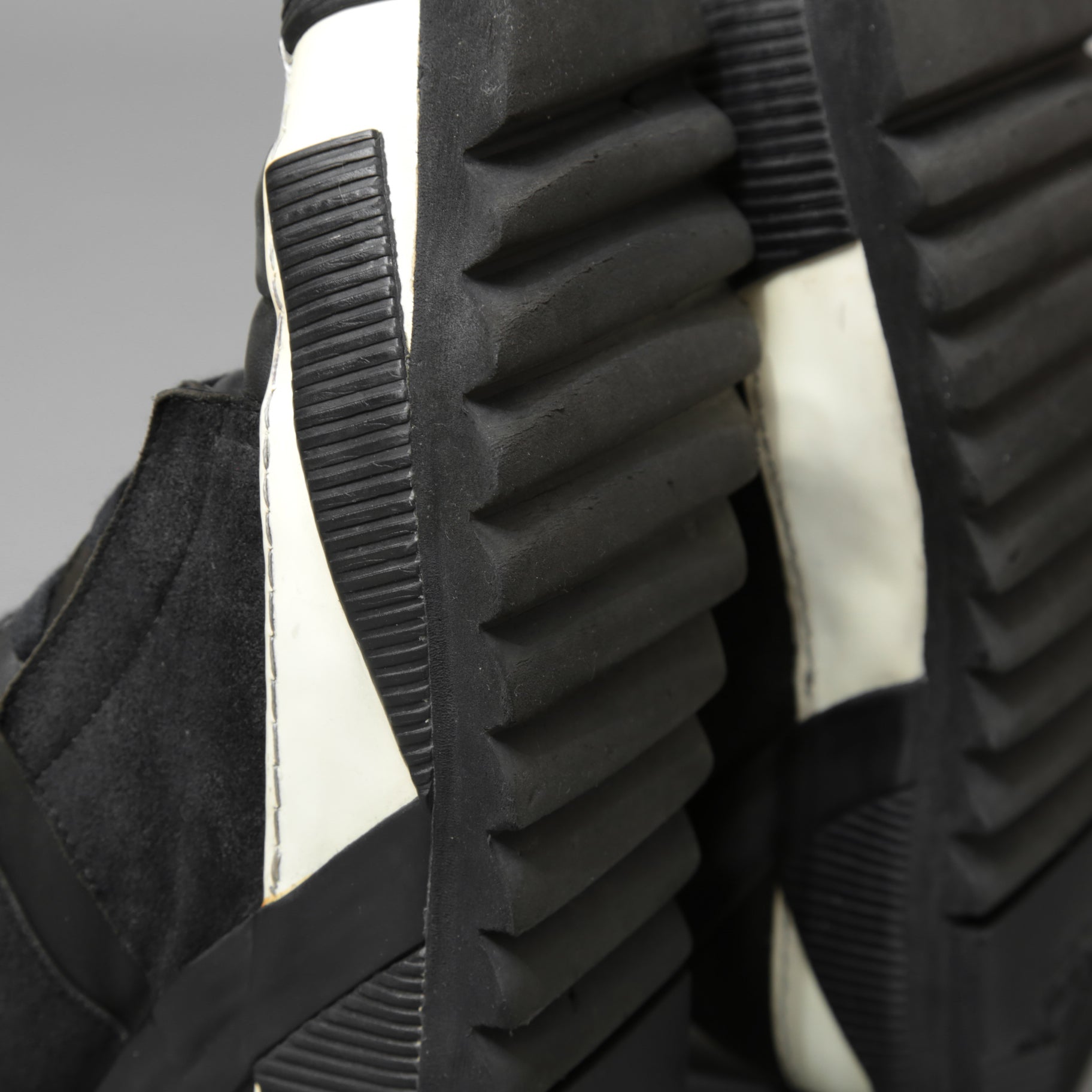 BORIS BIDJAN SABERI ボリス ビジャン サベリ / 16SS BAMBA 4 / HIGH / OBJECT DYED LAMB LEATHER / ラムレザー スニーカー / size 41 (26cm) BLACK