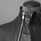 incarnation インカネーション / 16AW 美品 Baby Calf Object Dyed Zip Seam / Leather Jacket / size XS (BLACK)