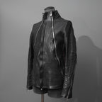 incarnation インカネーション / 16AW 美品 Baby Calf Object Dyed Zip Seam / Leather Jacket / size XS (BLACK)