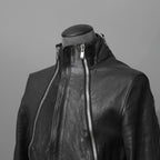 incarnation インカネーション / 16AW 美品 Baby Calf Object Dyed Zip Seam / Leather Jacket / size XS (BLACK)