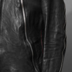 incarnation インカネーション / 16AW 美品 Baby Calf Object Dyed Zip Seam / Leather Jacket / size XS (BLACK)