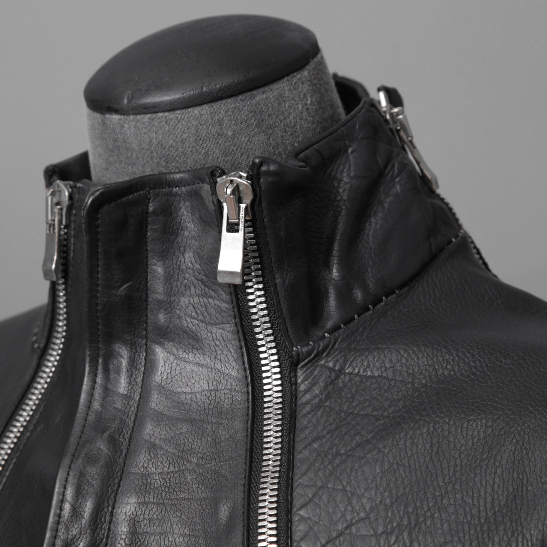 incarnation インカネーション / 16AW 美品 Baby Calf Object Dyed Zip Seam / Leather Jacket / size XS (BLACK)