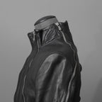 incarnation インカネーション / 16AW 美品 Baby Calf Object Dyed Zip Seam / Leather Jacket / size XS (BLACK)