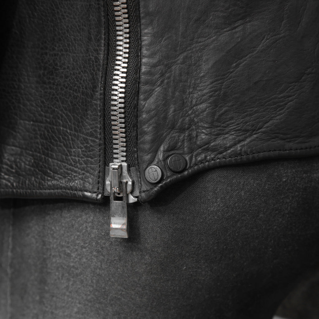 incarnation インカネーション / 16AW 美品 Baby Calf Object Dyed Zip Seam / Leather Jacket / size XS (BLACK)