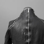 incarnation インカネーション / 16AW 美品 Baby Calf Object Dyed Zip Seam / Leather Jacket / size XS (BLACK)