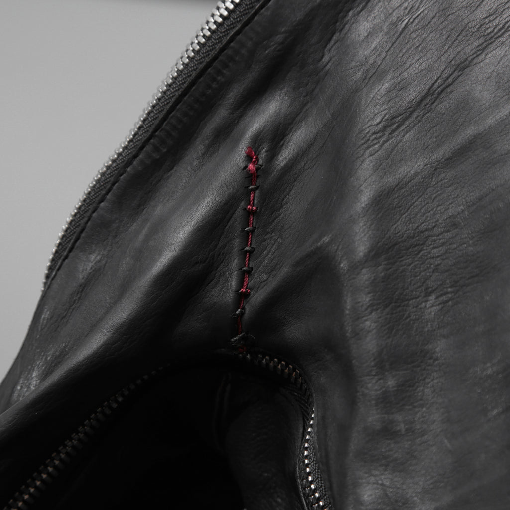 incarnation インカネーション / 16AW 美品 Baby Calf Object Dyed Zip Seam / Leather Jacket / size XS (BLACK)