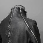 incarnation インカネーション / 16AW 美品 Baby Calf Object Dyed Zip Seam / Leather Jacket / size XS (BLACK)