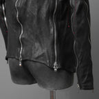 incarnation インカネーション / 16AW 美品 Baby Calf Object Dyed Zip Seam / Leather Jacket / size XS (BLACK)