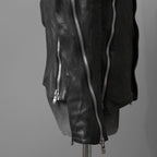 incarnation インカネーション / 16AW 美品 Baby Calf Object Dyed Zip Seam / Leather Jacket / size XS (BLACK)