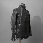 incarnation インカネーション / 16AW 美品 Baby Calf Object Dyed Zip Seam / Leather Jacket / size XS (BLACK)