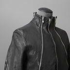 incarnation インカネーション / 16AW 美品 Baby Calf Object Dyed Zip Seam / Leather Jacket / size XS (BLACK)
