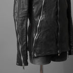 incarnation インカネーション / 16AW 美品 Baby Calf Object Dyed Zip Seam / Leather Jacket / size XS (BLACK)