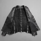 incarnation インカネーション / 16AW 美品 Baby Calf Object Dyed Zip Seam / Leather Jacket / size XS (BLACK)