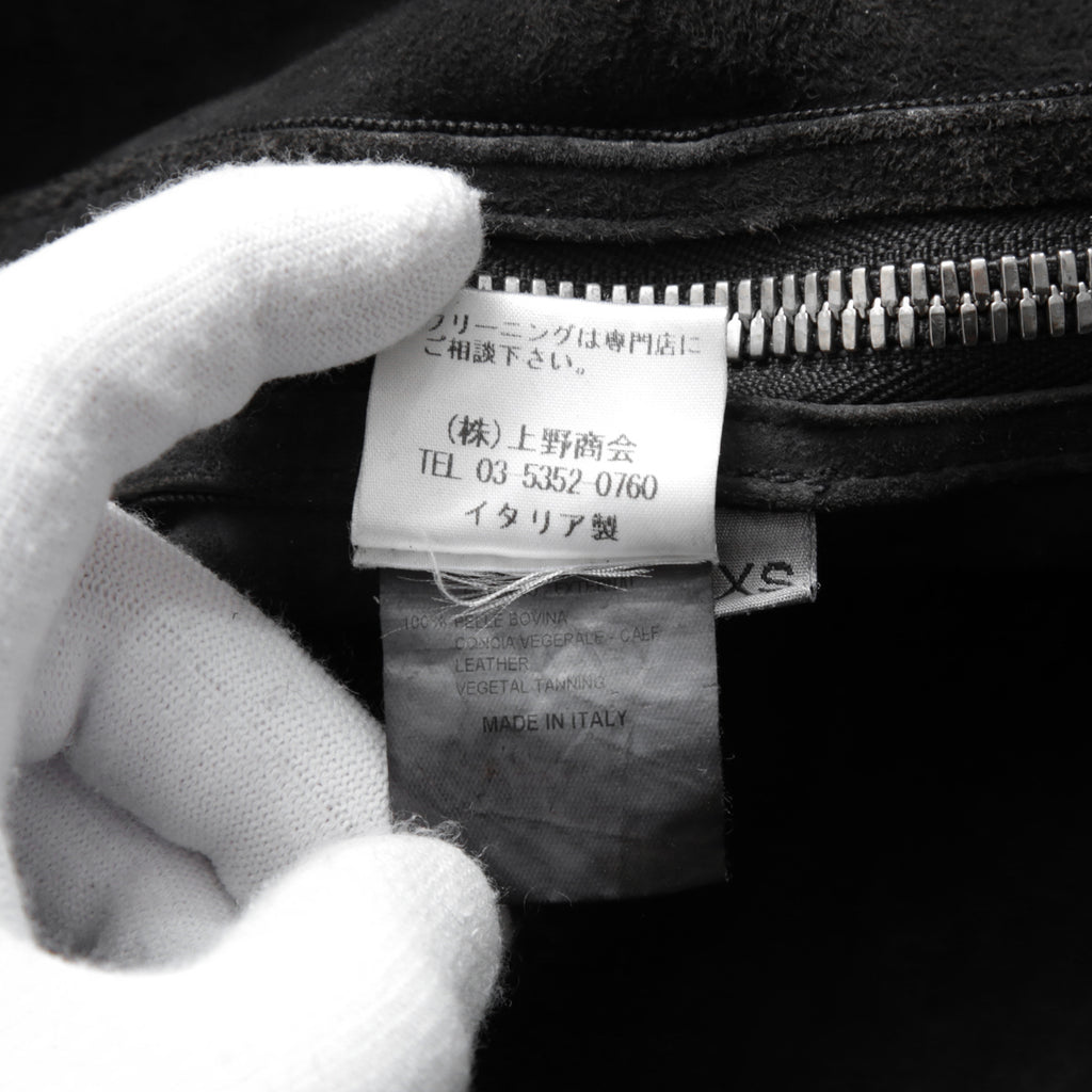 incarnation インカネーション / 16AW 美品 Baby Calf Object Dyed Zip Seam / Leather Jacket / size XS (BLACK)