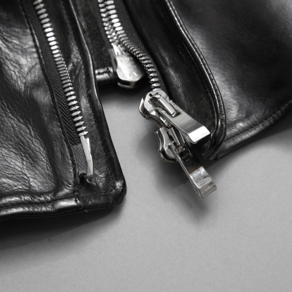 incarnation インカネーション / 16AW 美品 Baby Calf Object Dyed Zip Seam / Leather Jacket / size XS (BLACK)
